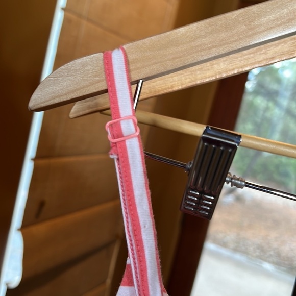 Old Navy Maternity Coral White Stripe Dress Size XL - Picture 4 of 7